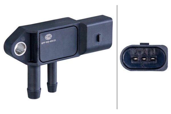 Abgasdrucksensor Differenzdrucksensor für Audi VW Porsche Skoda HELLA