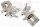Bremssattel Bremszange VW Caddy NK hinten links Aluminium 38mm 2147177