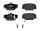 Bremsbeläge Bremsbelagsatz vorne SMART JURID Fortwo City Coupe Cabrio 571995J
