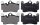 Bremsbeläge Bremsklötze hinten für Audi Porsche VW A.B.S. Brembo Satz 37365