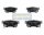 Bremsbeläge Bremsklötze Daewoo SsangYong JAPANPARTS hinten 98,6mm PP-S01AF