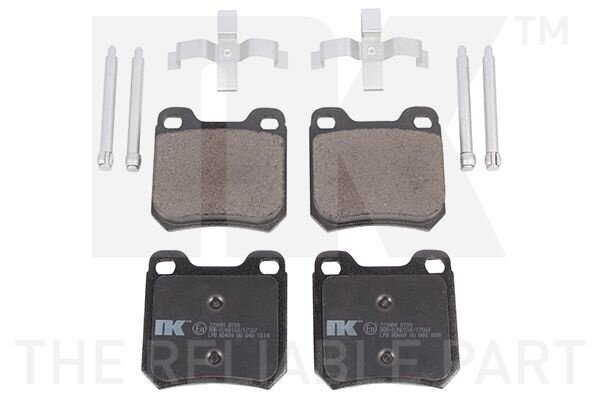 Bremsbeläge Bremsklötze hinten für Opel Saab Vauxhall Chevrolet NK Satz 223604