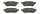 Bremsbeläge Bremsklötze hinten für Honda Acura JURID Akebono Bremssatz 572135J