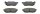 Bremsbeläge Bremsklötze vorne für Honda Prelude CRX JURID Akebono Satz 572238J