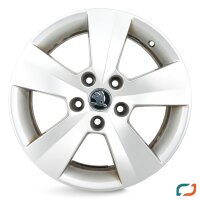 4x Original Skoda Superb 3V 3V0601025AC Alufelgen Felgen 16 Zoll ET41 5x112