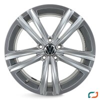 4x Original VW Arteon Passat B8 Alltrack Alufelgen Sebring Felgen 18 Zoll GRAU