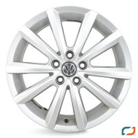 4x Original VW Polo 2G AW Alufelgen Felgen Merano 2G0601025AF 16 Zoll 5x100