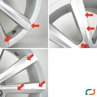 4x Original VW Polo 2G AW Alufelgen Felgen Merano 2G0601025AF 16 Zoll 5x100