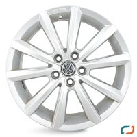 4x Original VW Polo 2G AW Alufelgen Felgen Merano 2G0601025AF 16 Zoll 5x100
