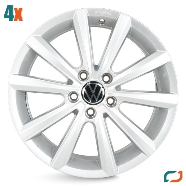 4x Original VW Passat 3G B8 Alufelgen Felgen Merano 3G0071497C 17 Zoll 5x112