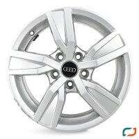 4x Original Audi A4 B9 8W Alufelgen 7,0x 16 Zoll ET35 Felgen 5x112 8W0601025A