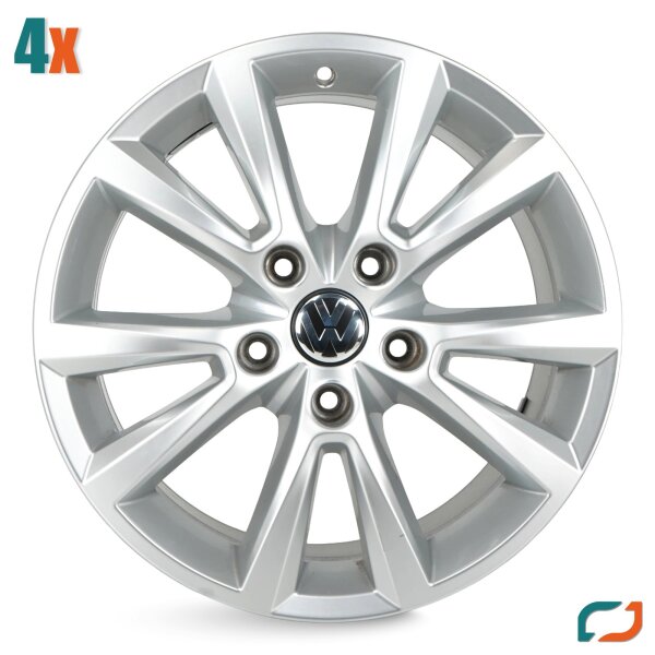 4x Original VW Touareg 7P Karakum Alufelgen 18 Zoll Felgen 8x18 7P6601025C