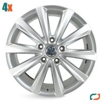 4x Original VW Touareg 2 7P Alufelgen Felgen Salamanca 19...