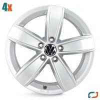 4x Original VW Tiguan 5N AD1 Alufelgen Corvara 17 Zoll...