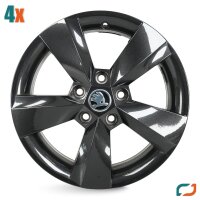 4x Original Skoda Karoq NU7 Alufelgen Nanuq Felgen 16...