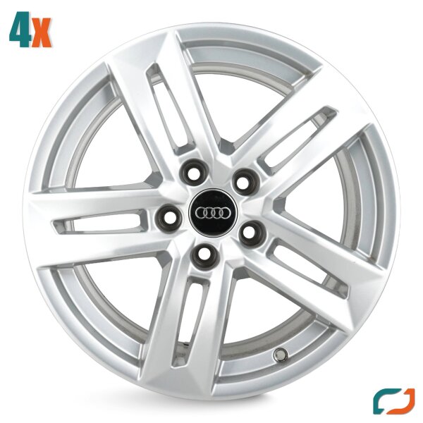 4x Alufelgen 17 Zoll Original Audi A4 8W B9 Felgen 8W0601025P 7x17 ET42