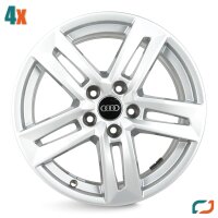 4x Original Felgen Alufelgen Audi A4 8W B9 17 Zoll...