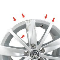 4x Original VW Polo 6R 6C Alufelgen Tosa Felgen 15 Zoll ET40 6C0601025