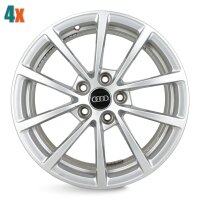 4x Original Audi A6 4K C8 Alufelgen Felgen 17 Zoll 7,5x17...