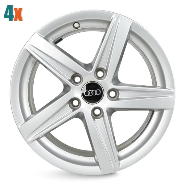 4x Original Audi A3 8V Alufelgen Felgen 16 Zoll 8V0601025CR 7x16 ET48