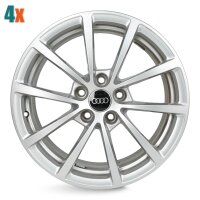 4x Original Audi A6 4K C8 Alufelgen Felgen 17 Zoll 7,5x17...