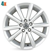 4x VW Polo 2G Alufelgen Merano Original Felgen 2G0071496...