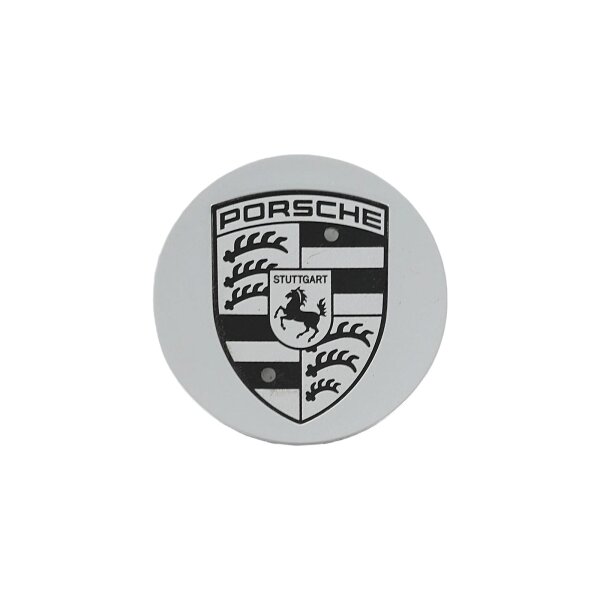 Original Porsche Nabendeckel silber schwarz Porsche 95B601150A 88Z Nabenkappe