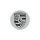 Original Porsche Nabendeckel silber schwarz Porsche 95B601150A 88Z Nabenkappe