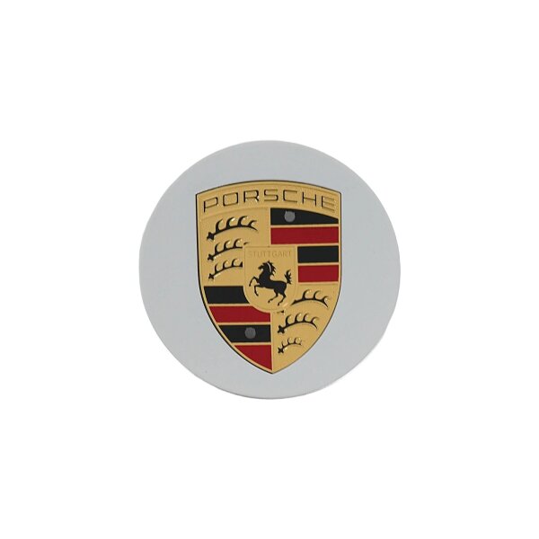 Original Porsche Nabendeckel Silber 9P1601147A 88Z Nabenkappe