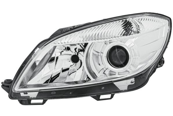 Scheinwerfer links HELLA für Skoda Fabia Roomster Halogen Hauptscheinwerfer