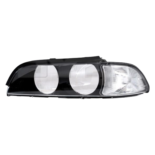 Scheinwerfer Streuscheibe links BMW 5er E39 ohne Xenon weiß TYC 20-0380-LA-1