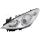 Scheinwerfer links H7 H1 Halogen mit Motor für Peugeot 307 TYC 20-11224-05-2