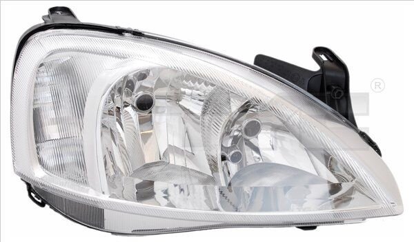 Hauptscheinwerfer links OPEL Corsa C Combo TYC Halogen H7 elektrisch