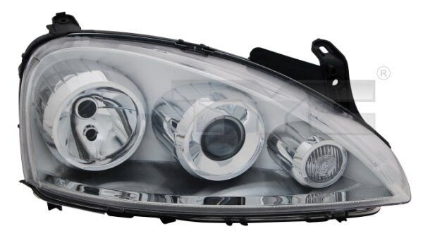 Hauptscheinwerfer links Opel Corsa C Combo C H7/H7 mit Motor TYC 20-0424-05-2