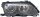 Xenon Scheinwerfer links D2S H7 schwarz für BMW 3er E46 TYC 20-12326-05-2