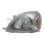 Hauptscheinwerfer links TOYOTA Yaris P1 TYC Halogen H4 elektrisch 20-5730-08-2