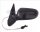 Außenspiegel links manuell VW Seat TYC asphärisch schwarz 331-0010