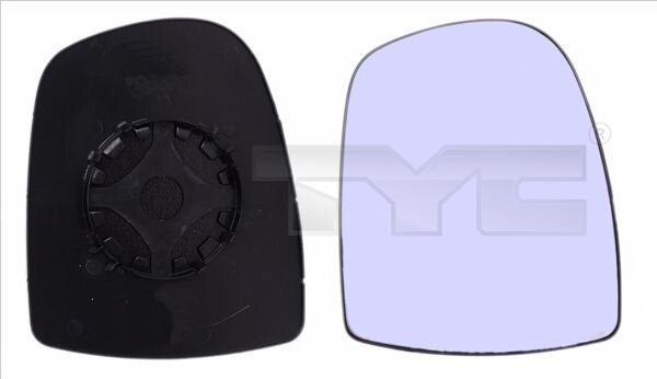 Spiegelglas Außenspiegel rechts für Opel Vivaro Renault Trafic Nissan TYC