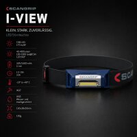SCANGRIP LED Stirnlampe Akku LED 400 Lumen IP65...