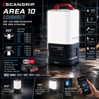 SCANGRIP AREA 10 CONNECT LED Arbeitsleuchte 10000lm...
