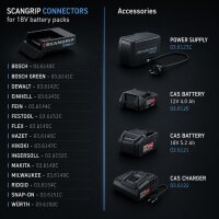 SCANGRIP AREA 10 CONNECT LED Arbeitsleuchte 10000lm Bluetooth IP65 Baustrahler