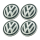 Original Volkswagen VW Nabendeckel 5G0601171B Nabenkappe schwarz 5G0 601 171 B 4x