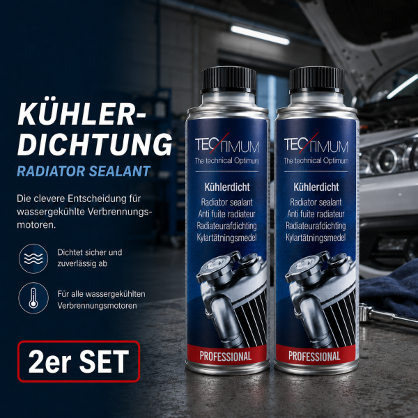 Tectimum Kühlerdicht Kühlerdichter 600ml Auto Kühler Dichtung Leck Dichtmittel