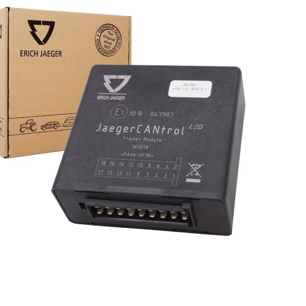 ERICH JAEGER Anhänger Steuergerät 321361 ECU HW1.2 SW3.1 Trailer Modul