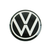 Original Volkswagen Nabendeckel 10A601171 schwarz weiss Nabenkappe 10A601171 4x
