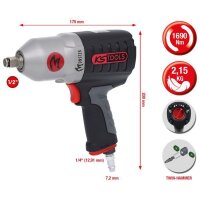 KS TOOLS Druckluft Schlagschrauber 1/2 Zoll 1690Nm 515.1210 Hochleistung