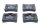 Bremsbelagsatz ATE 13.0460-2973.2 vorne VW Transporter T4 TRW 91,5x80x18mm
