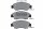 Bremsbelagsatz TEXTAR 2169701 vorne Honda Civic Jazz Logo City 15,8mm WVA 21697