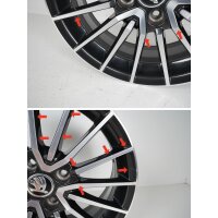 4x Skoda Citigo Sepens Alufelgen Original Felgen 16 Zoll 6x16 ET43 1ST601025D