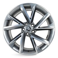 4x Skoda SuperB III 3V Vega Alufelgen Felgen 19 Zoll 8x19 ET44 3V0601025AP
